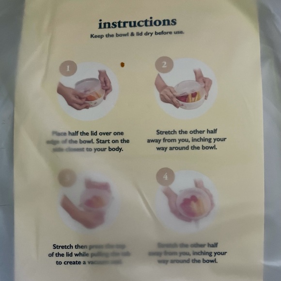 ACH silicone stretch lids, 6 total, 3 sizes - Picture 3 of 7